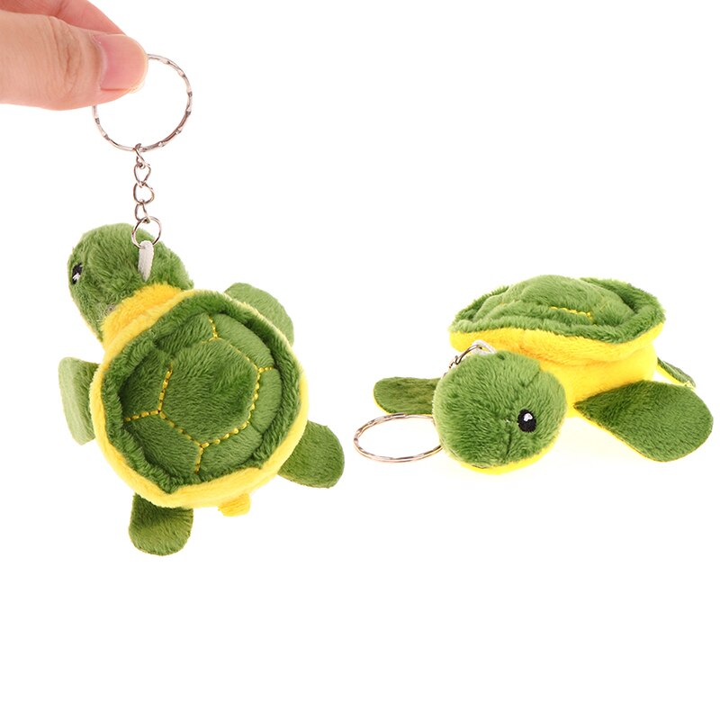1c 10C Cute urtle oll Stuf oll Cartoon Soft lush oy eychain ag endant id ift. 