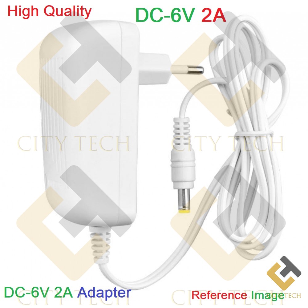 6V 2A WHITE/BLACK AC 220V To DC 6V 2A Power Supply Adapters Chargers 6V 2Aamp Chargers Adaptors For Camera LED Strip Lights. 