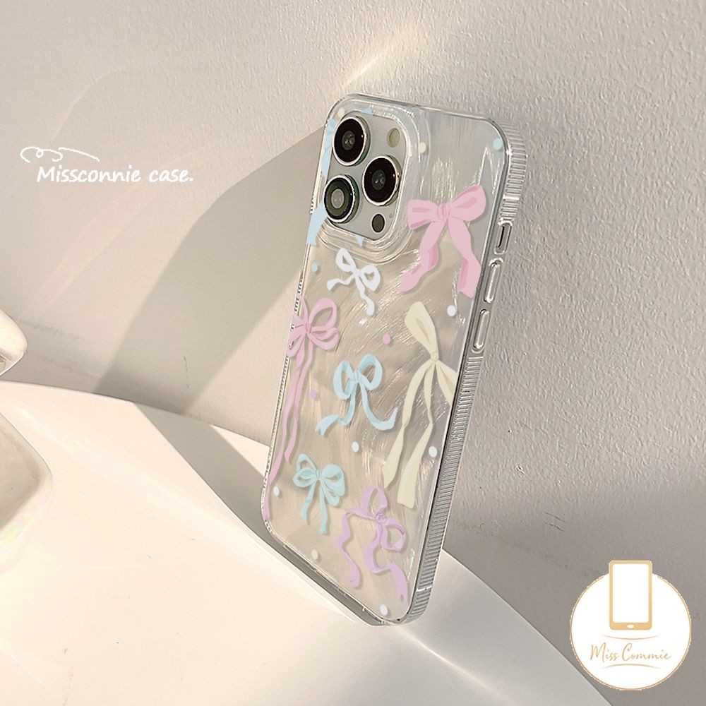 For Samsung A15 A30 A04 A05s A10s A51 A23 A31 A11 A12 A20s A30s A53 A03s A54 A04E A21s A04s A24 A34 A05 A13 A32 Fashion Laser Card Colorful Cute Bowknot Bracelet Soft Tpu Case. 