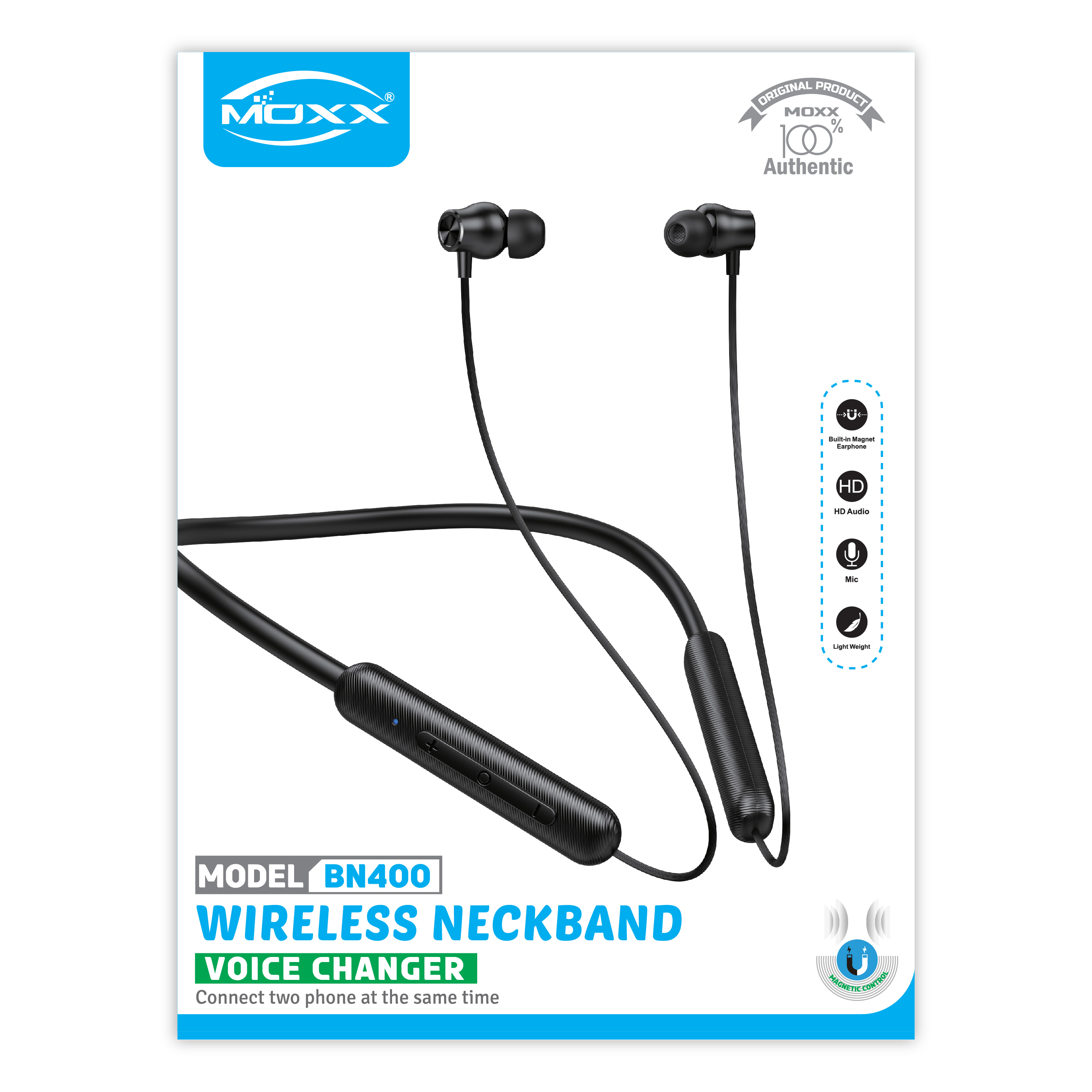 Neckband Under 400 Moxx BN400 Neckband Bluetooth Headset