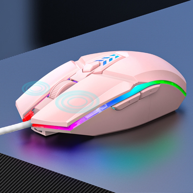 S700 Colorful Light USB Wired Office Gaming Mouse. 