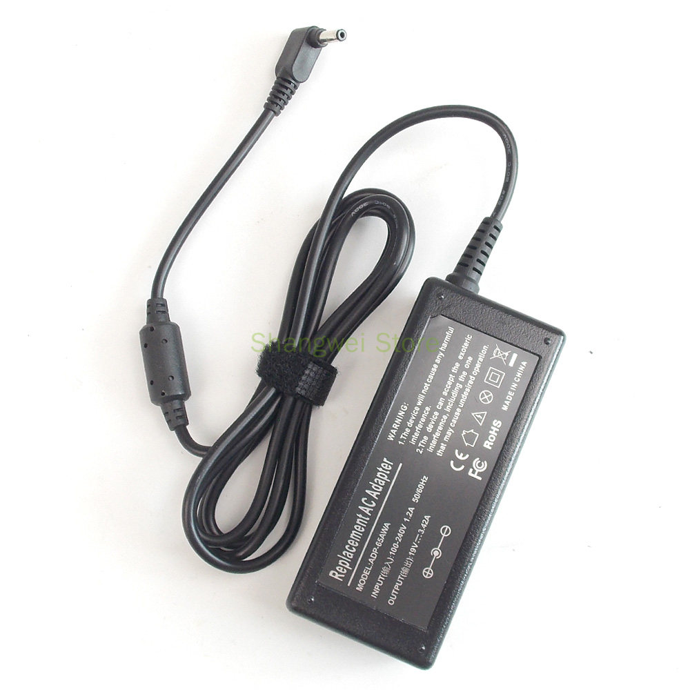 19V 3.42A Notebook Power Adapter Charger for Asus R515LA R515M R515MA-BING-SX569B D553MA-XX191H F302 F302L F302LA A540YA-DM077T. 