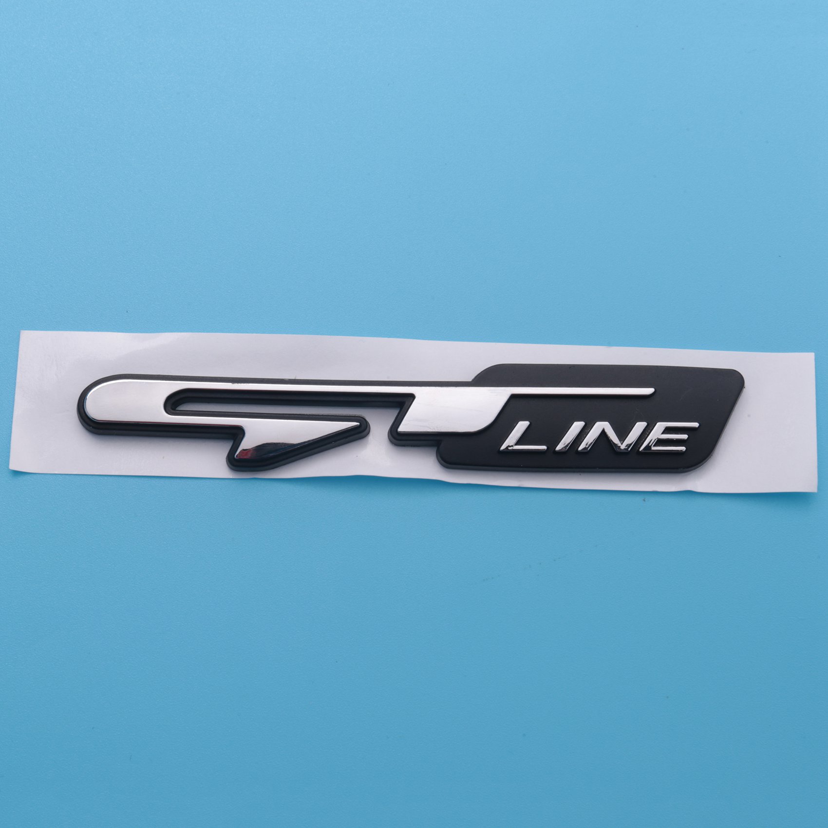 New 3D Car Letter ticker For Kia Rear Trunk Fender ticker Gt Line. 