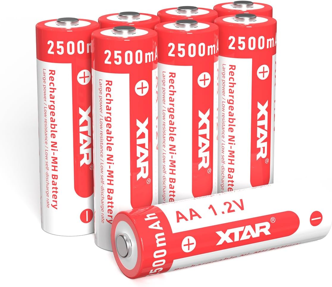XTAR VC8 Plus 18650 Battery Charger 12V DC Input 3A Fast Charging Intelligent Charger Type-C LCD Display 21700 Battery Charger. 