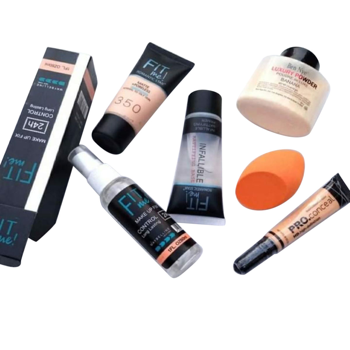 6 IN 1 MAKEUP COMBO SET WITH FULL MAKEUP