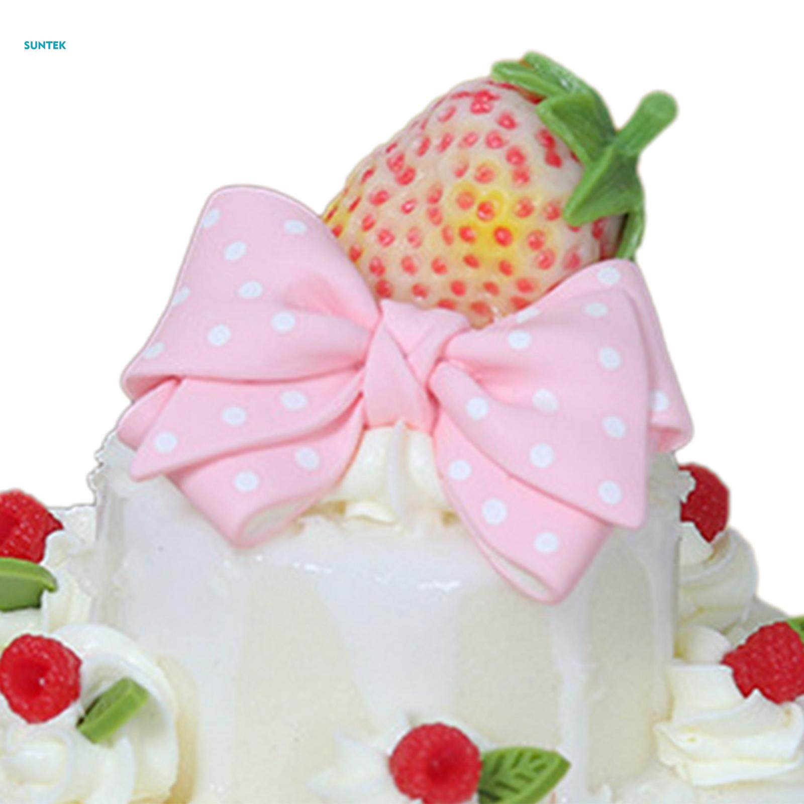 Fake Cake for Display, Artificial Cake Model Decoration Kitchen Photography Props. 