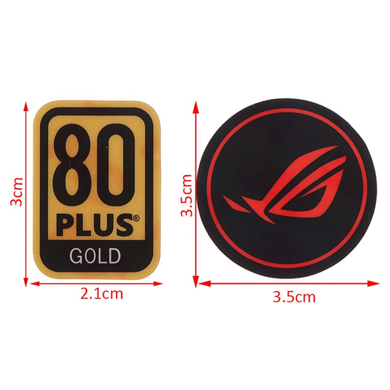 Power Supply 80plus Certification Computer Host Fan Sticker Exhaust Fans Label Chassis Fan Stickers Graphics Card Fans Sticker. 