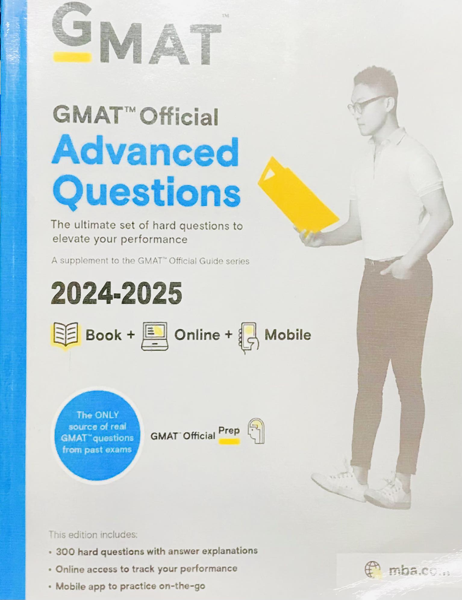 Gmat Official Advanced Questions 2024-2025 (Paperback)  white print