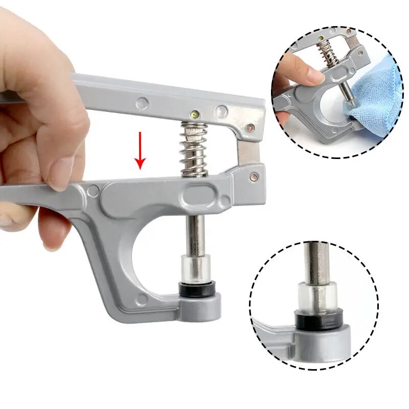 Portable Manual Crimping Machine Sewing Buttons Snap Button Hand Press Pliers Snaps for Clothes Strong and Beautiful Kit DIY. 