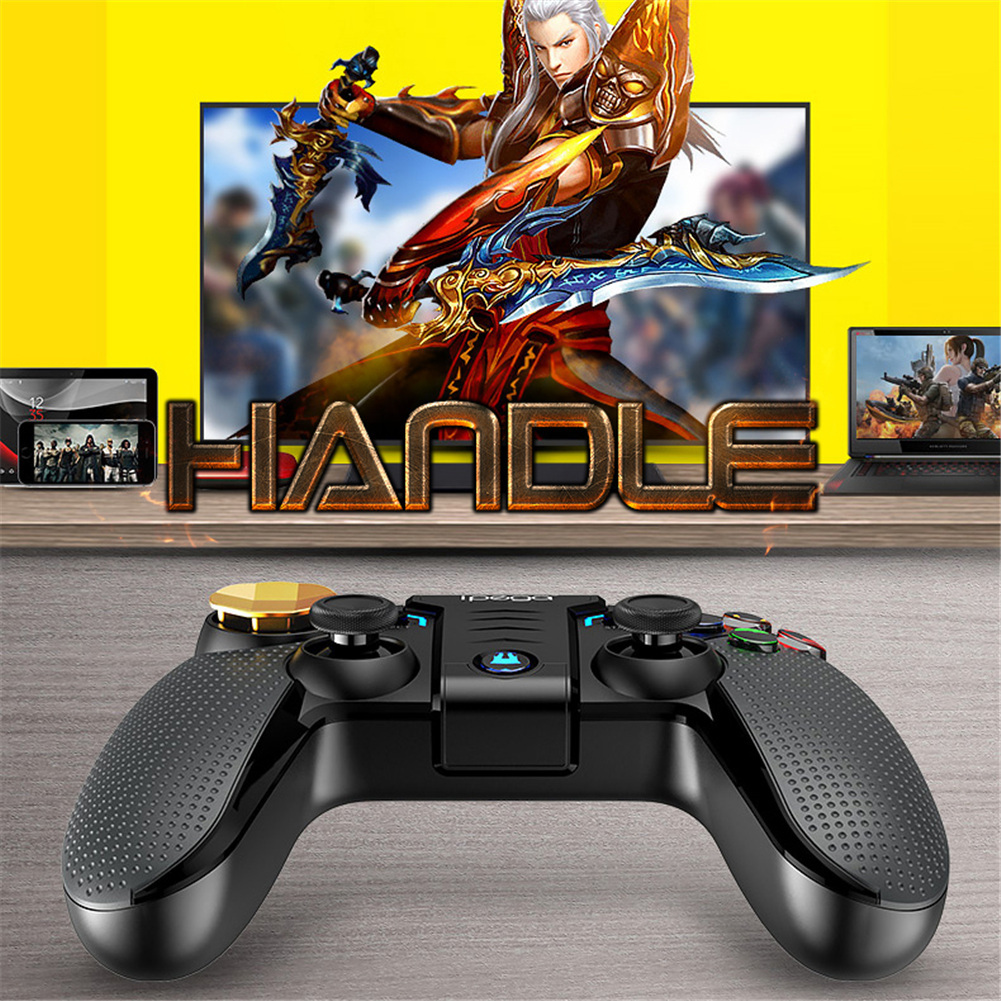PG-9118 Wireless Bluetooth Gamepad Controller with Telescopic Holder Joystick for Android PC hot sell Simple Fidelity design. 