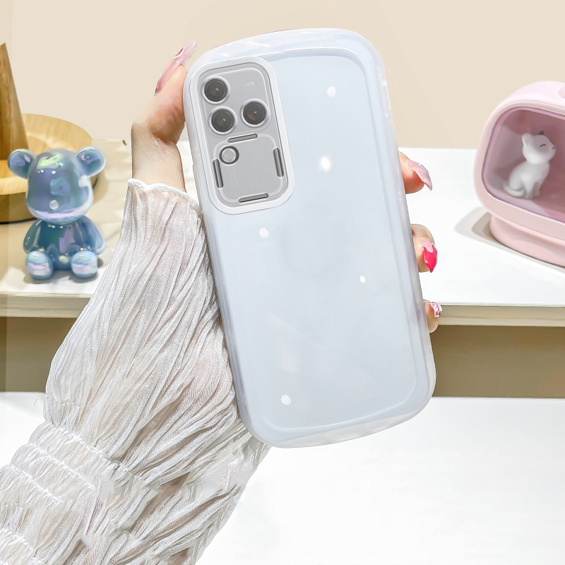New Phone Case For VIVO V30 5G Cover Cute Soap Design with Transparent Soft Silicone Multi-color Lens Protection for VIVO V30 Pro Case. 