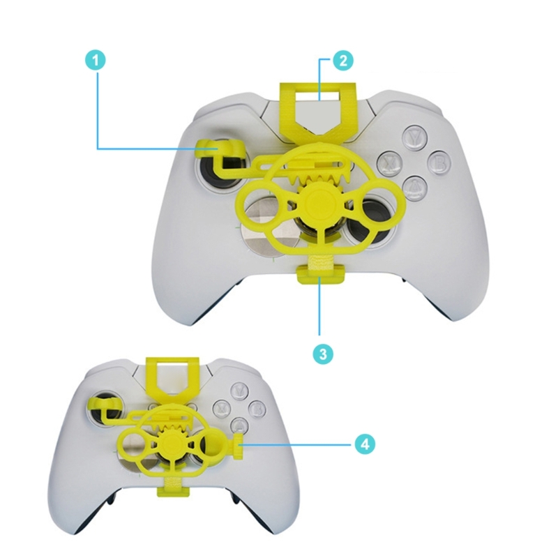 Gaming Racing Wheel Mobile Joystick 3D Mini Steering Wheel for Case Add for Xbox One X S Elite Gamepad Controller Access. 