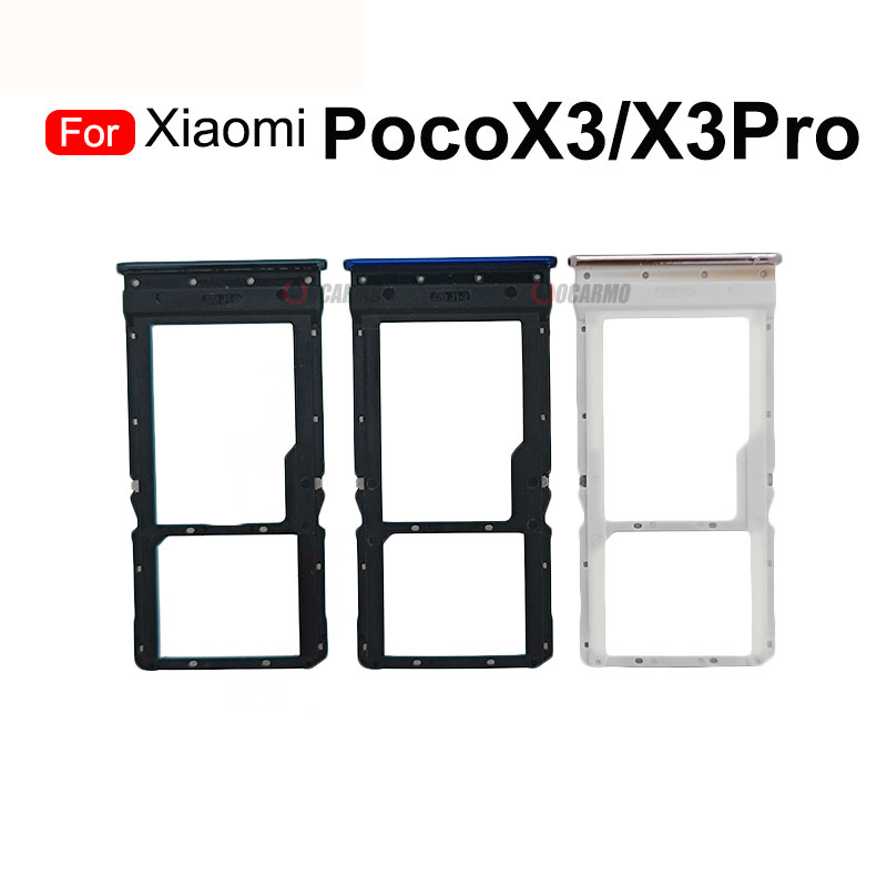 Xiaomi Poco X3/X3 Pro Sim Tray Micro SD Card Slot with Sim Ejector Pin Replacement Part