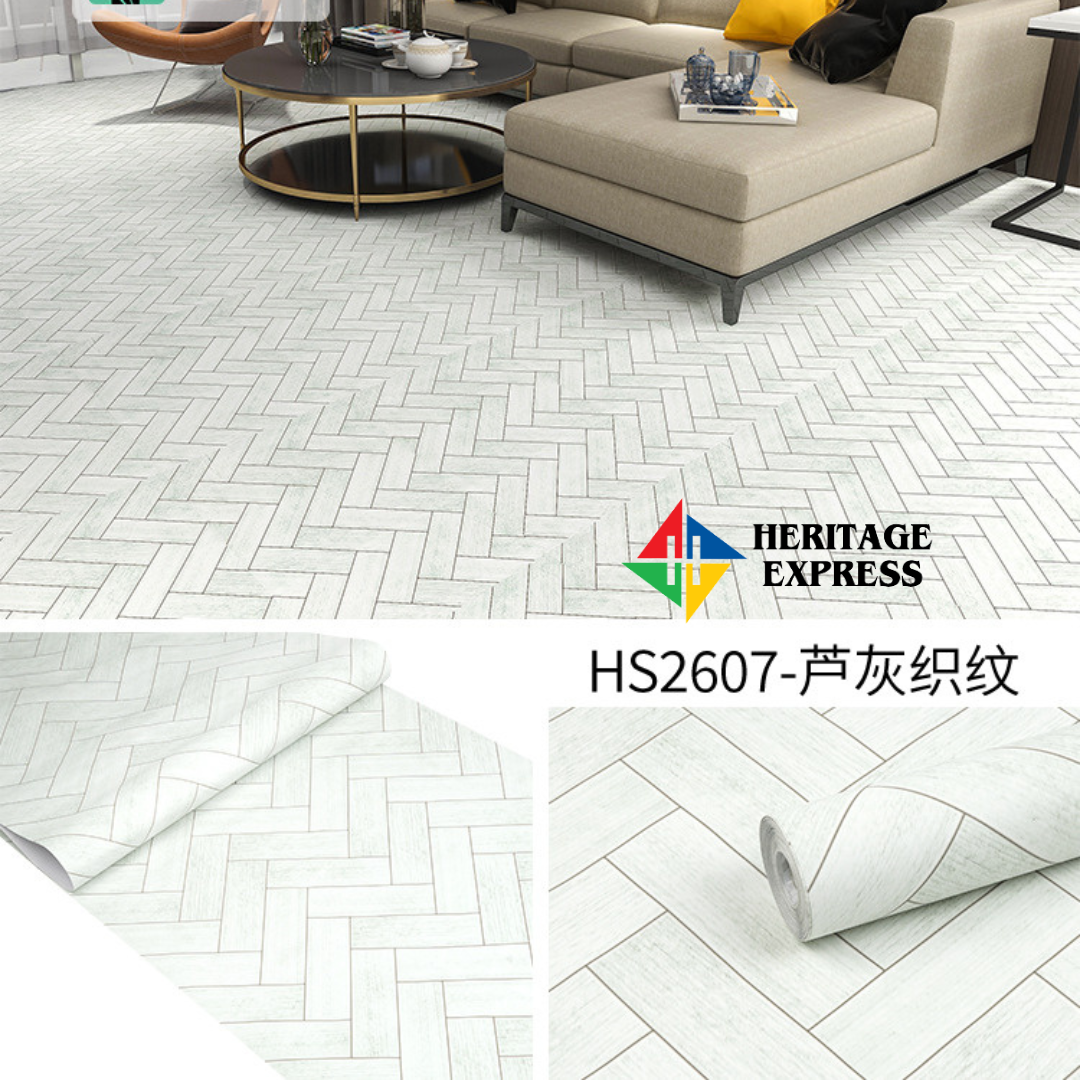 Non-slip Floor Stickers PVC Floormat waterproof & wear-resistant Nonslip products ( self-adhesive ) 30 sqf - Minimalistic Sophistication. 