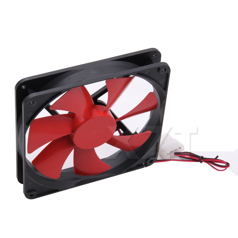 NEW 1PCS 140mm pc case cooling fans 14cm computer Best silent quiet DC 12V 4D plug coolers 35000 hours Sleeve