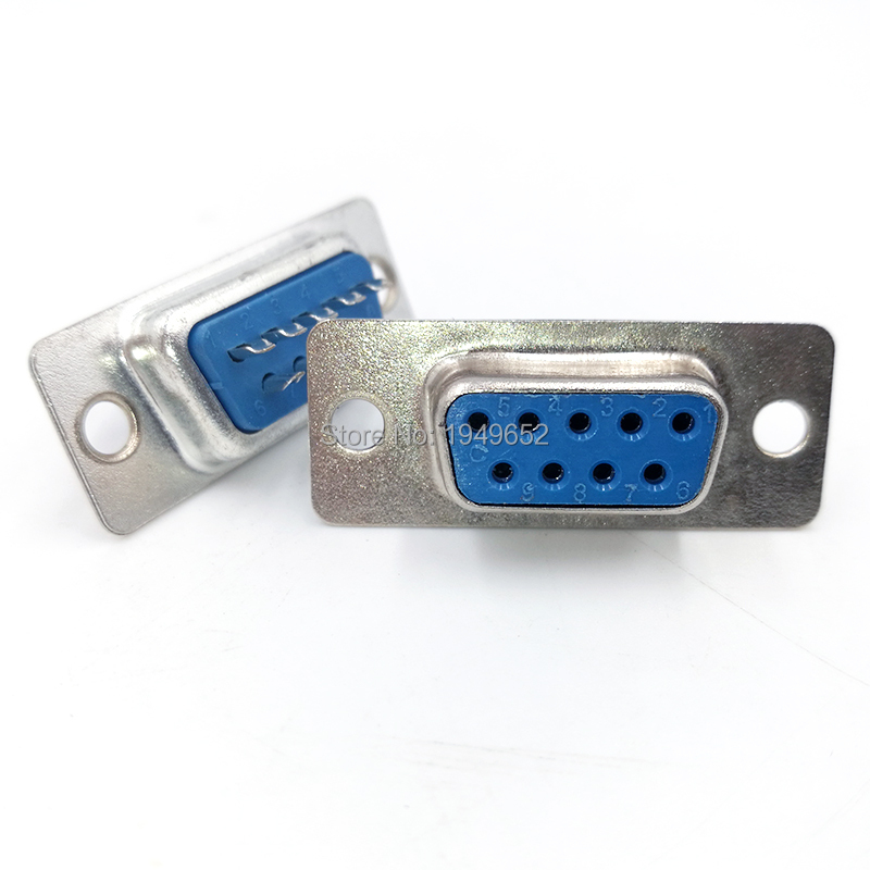 100PCS DB9 connector core VGA Pl9pin port socket female Male D type adapter D SUB DB15. 