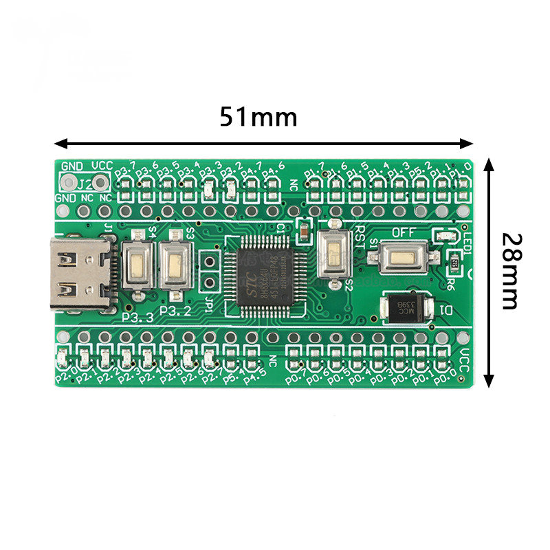 Original Authentic Dog Beating Stick - STC8H8K64U Core Function Learning Board Development Board. 
