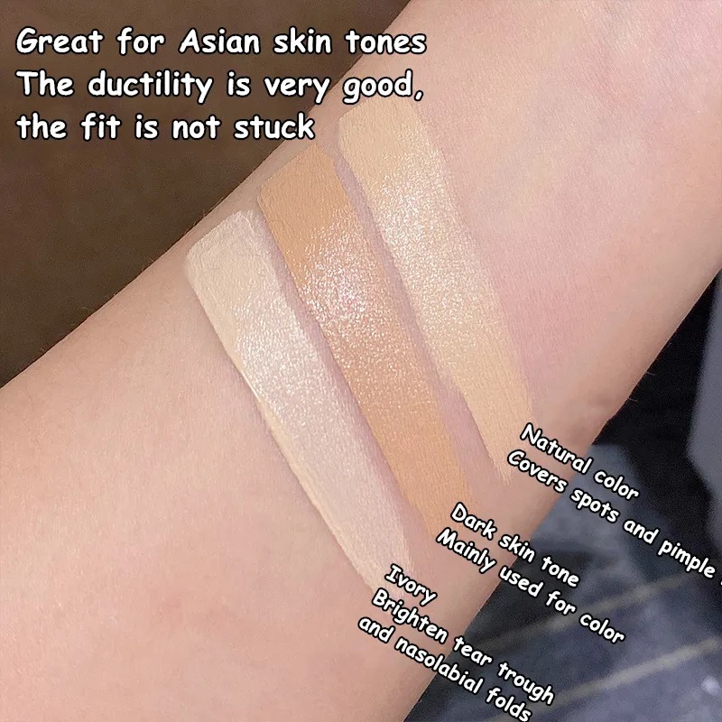 Sweet Mint 3 Colours/Set Long Lasting High Coverage Concealer Palette- 9g. 
