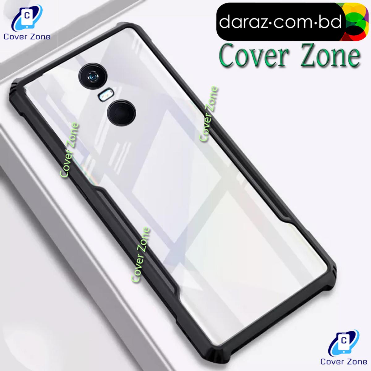 For Xiaomi Redmi Note 4X / Redmi Note 4 Shockproof TPU Bumper Clear Acrylic Mobile Phone Case For Redmi Note 4X Back Cover - Phone - Camera (Back Case Cover For Smartphone)