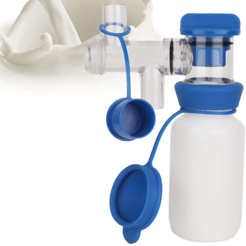 Milk Sampling Bottle, 200Ml Sampling Bottle Sampler Cow Milk Liquid Sampling Bottle Milk Container Corrosion-Resistant, Easy to Remove Milking Machine. 