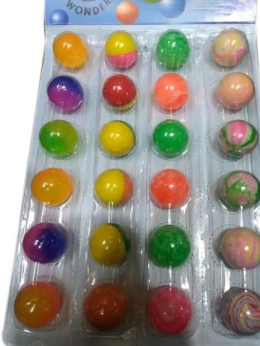 Bouncing Rubber Jumping Balls-6pcs. 