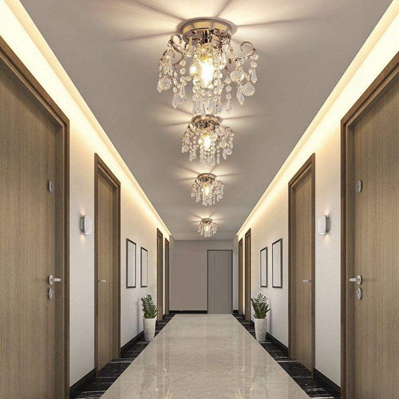 Pendant Lamp European Style Crystal Ceiling Small Chandelier Modern. 