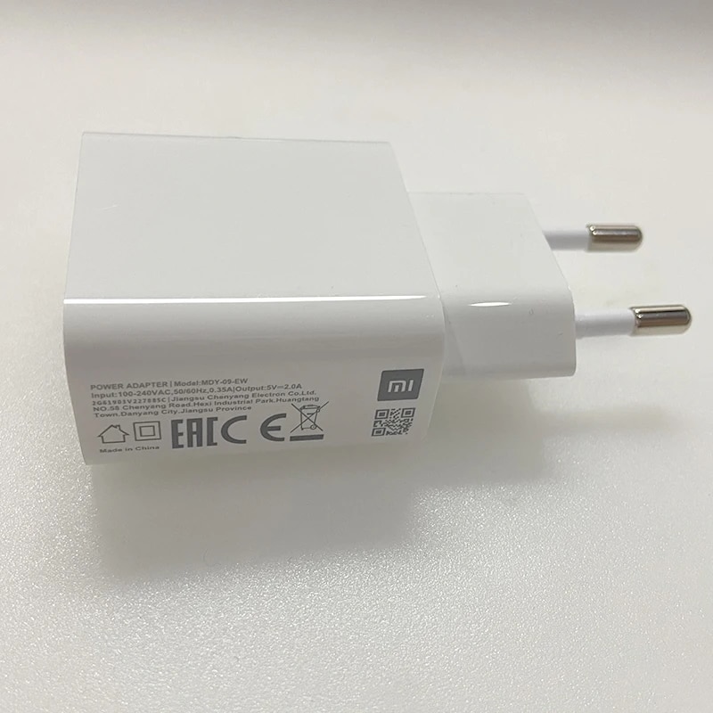 MDY-09-EW Original Xiaomi USB Charger 5V 2A EU plug Adapter Micro USB Cable For Mi 4 Redmi 7 6A 7A 5A 4X 5 plus Note 6 pro S2 6. 