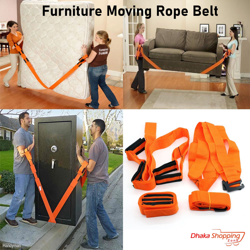 Furniture Moving Rope Belt For Heavy Carry Furnishings Easier Furniture  Carry Furniture Transport Belt Ropes Lifting Cord Moving Strap-Climbing  Holds-Sara Enterprise BD