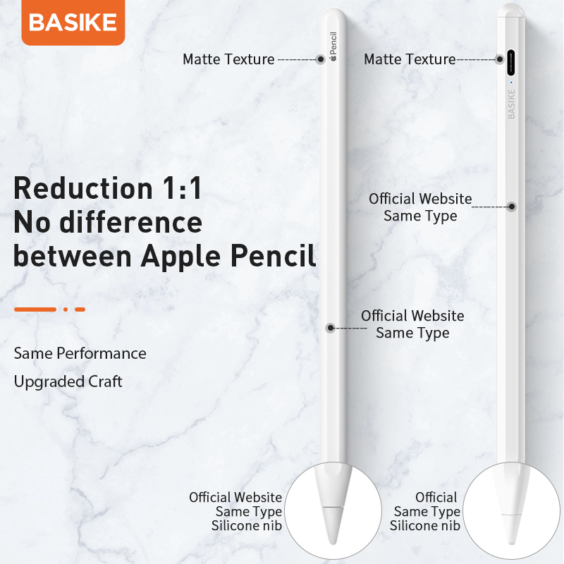 BASIKE CP09 Universal Stylus Pens Capacitive Touch Pen for Apple and Android. 