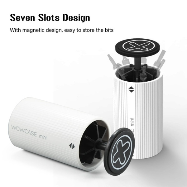 Delicate product Wowstick Portable Wowcase Mini Screwdriver Bits Head Storage Box Holder Base Tray For Xiaomi Wowstick 1S 1F 1P Power Electric Screwdriver. 