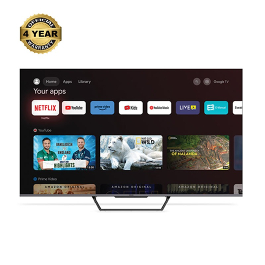 Vision 55" QLED TV Google Smart Android Wi-Fi 4K TV  55PQ1Galaxy Pro