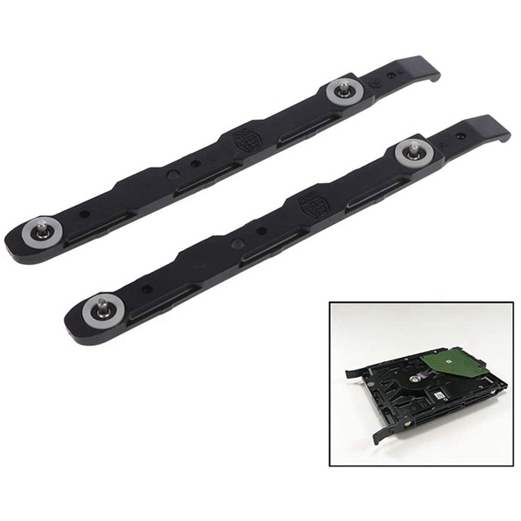 Cooler Master 10 Pairs Chassis Hard Drive Mounting Rails Chassis Hard Drive Rails for Cooler Master 3.5Inch HDD Bracket. 