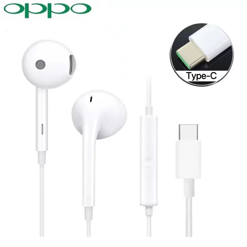 For Original OPPO MH135 Earphone 3.5mm/Type-C In-Ear Earphone Headsets Wired With Mic For OPPO Find X R17 Pro Reno 10 3 3 Pro Smartphone. 