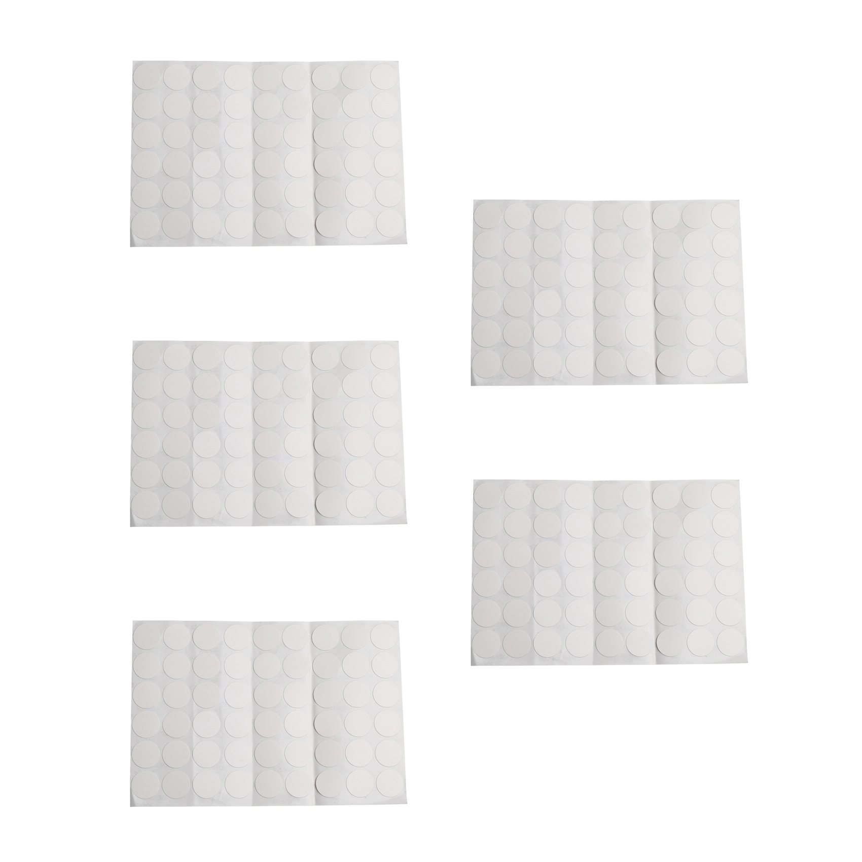 5X Wardrobe Cupboard Self-Adhesive Screw Covers Caps Stickers 54 in 1 White