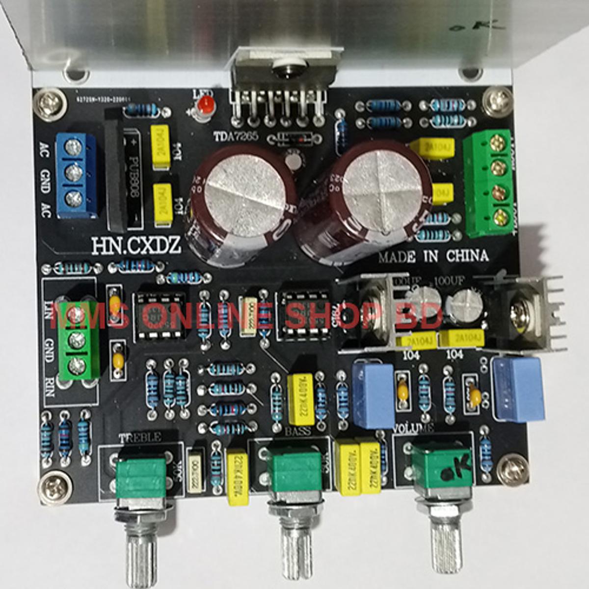 HiFi Amplifier Board, Amp Module 25W+25W TDA7265 for Circuit Board
