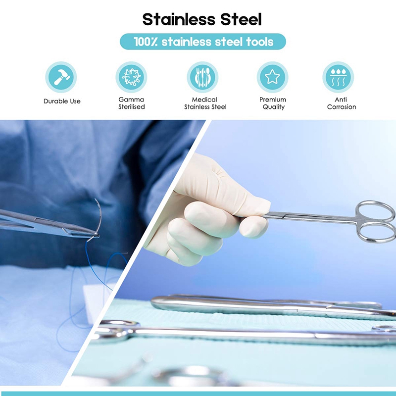 Complete Suture Kit for Students,Including Silicone Suture Pad and Suture Tool Practice Suture Kit for Suture Training. 