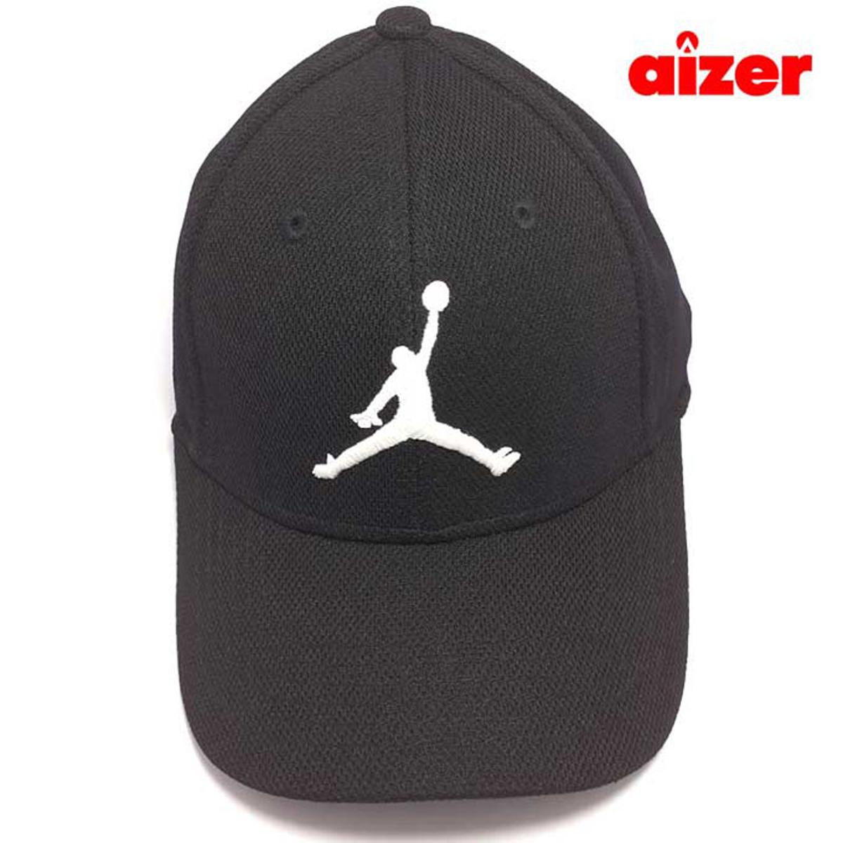 White Jordan Logo FLEXFIT Cap For Men