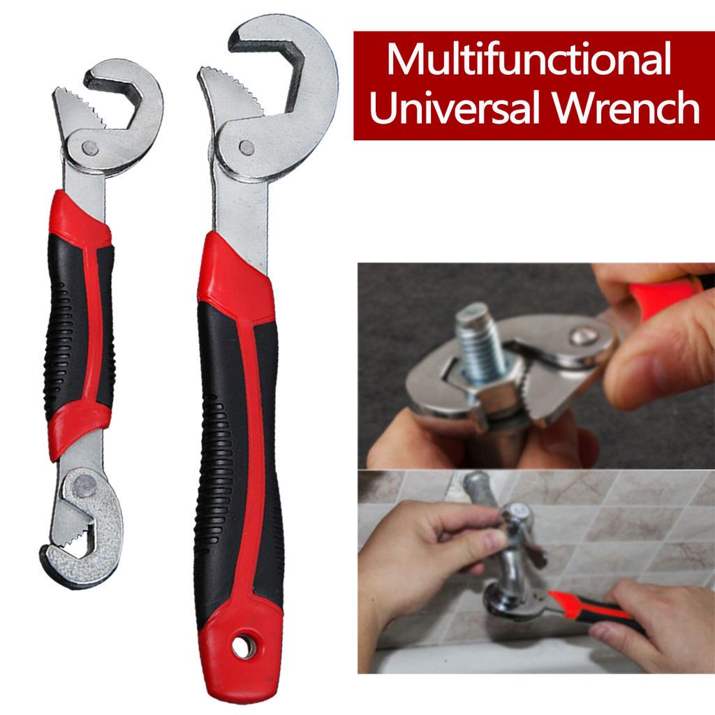 Multi-Function Quick Adjustable Wrench Spanner Set 2 PCS. 