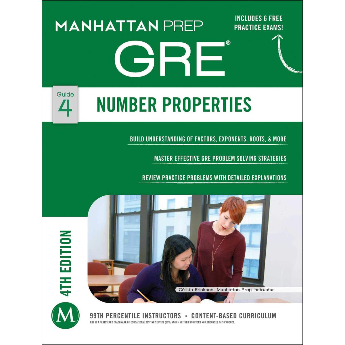GRE Number Properties (Manhattan Prep GRE Strategy Guides Book 4) by Manhattan Prep Publishing (White Print)