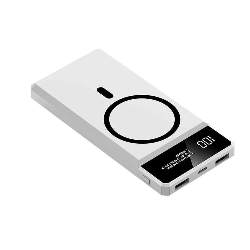 New Power Bank 200000mAh Wireless Power Bank Magnetic Qi Portable Powerbank Type C Mini Fast Charger For iPhone Samsung MaCsafe. 