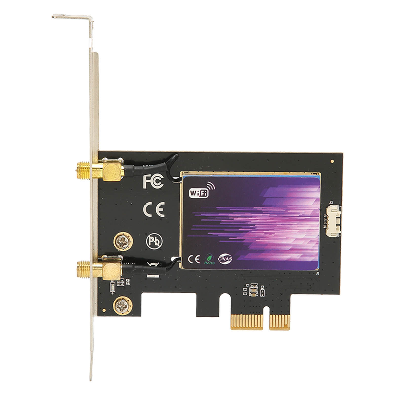 WiFi 6 PCIE Wireless Network Adapter 3000Mbps Triple Band 2.4G 5.8G 6E PCIE WiFi 6E Adapter Card for Gaming Streaming
