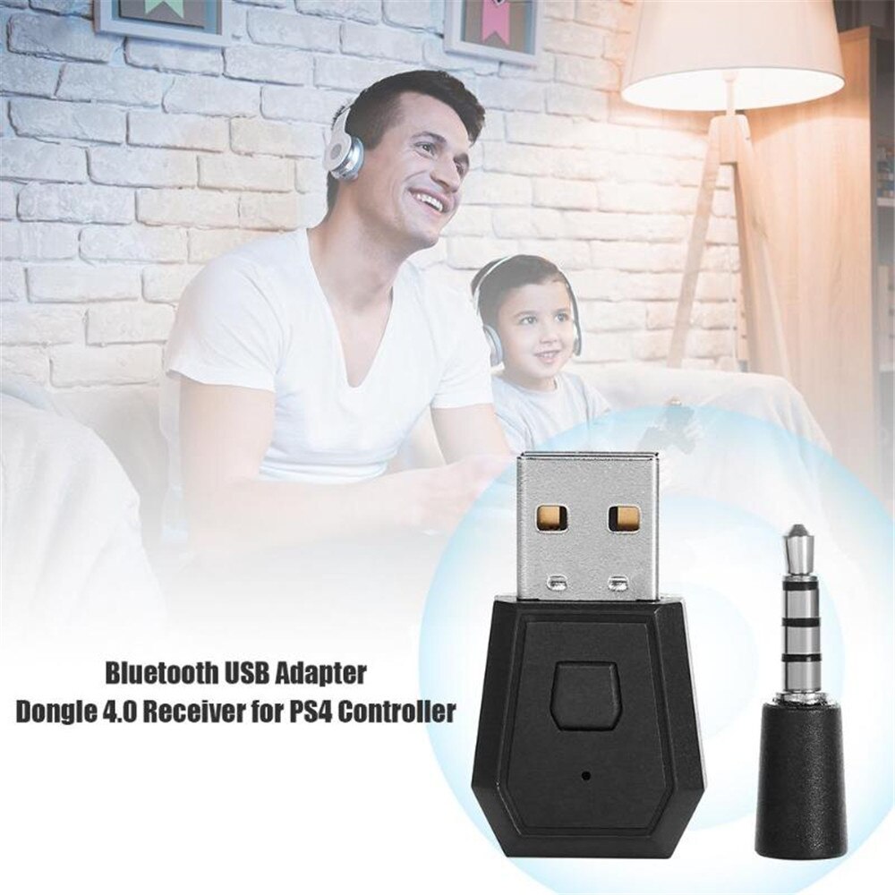USB Bluetooth Receiver Adapter For PS4 Playstation Bluetooth 4.0 Headsets Receiver Headphone Dongle. 
