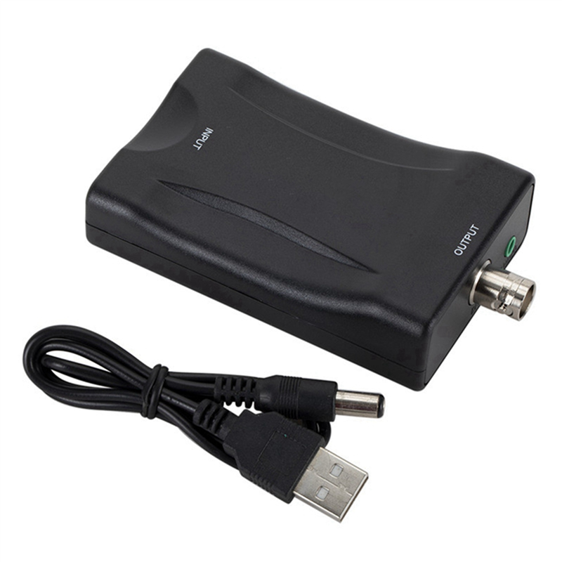5X HDMI to BNC Video Audio Converter Adapter Compatible PAL/NTSC with USB Power Cord
