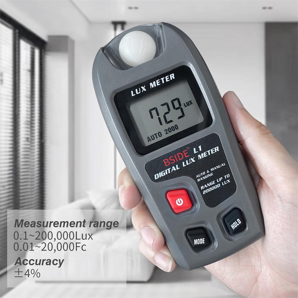 Digital Lux Meter illuminometer LCD Pocket Light Meter Lux/FC Measure Tester Sensor Photometer L1 Dropshipping