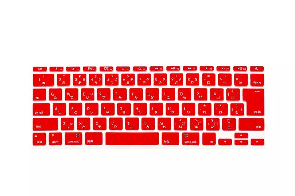 【happy one】Japanese English Japan JP Version Keyboard Skin Protector For Apple MacBook Air 11" 11.6 inch A1465 A1370. 