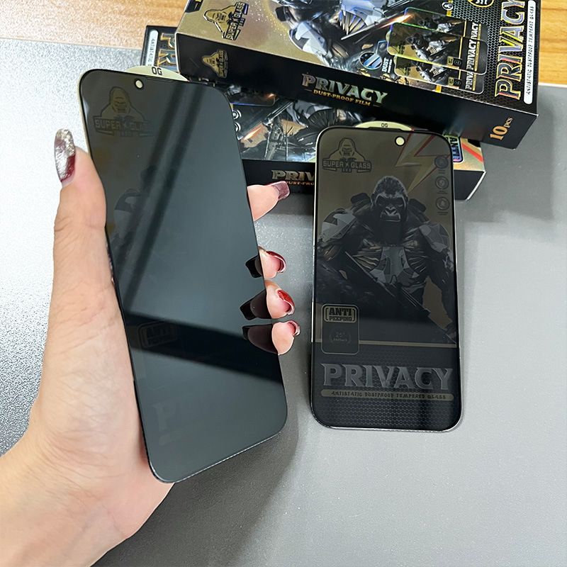 13 Min Plus Max 145 Pro hone 110pcs Super Privacy Tempered Glass Screen Protector for iPi 12 11 XS XR X 8 SE. 