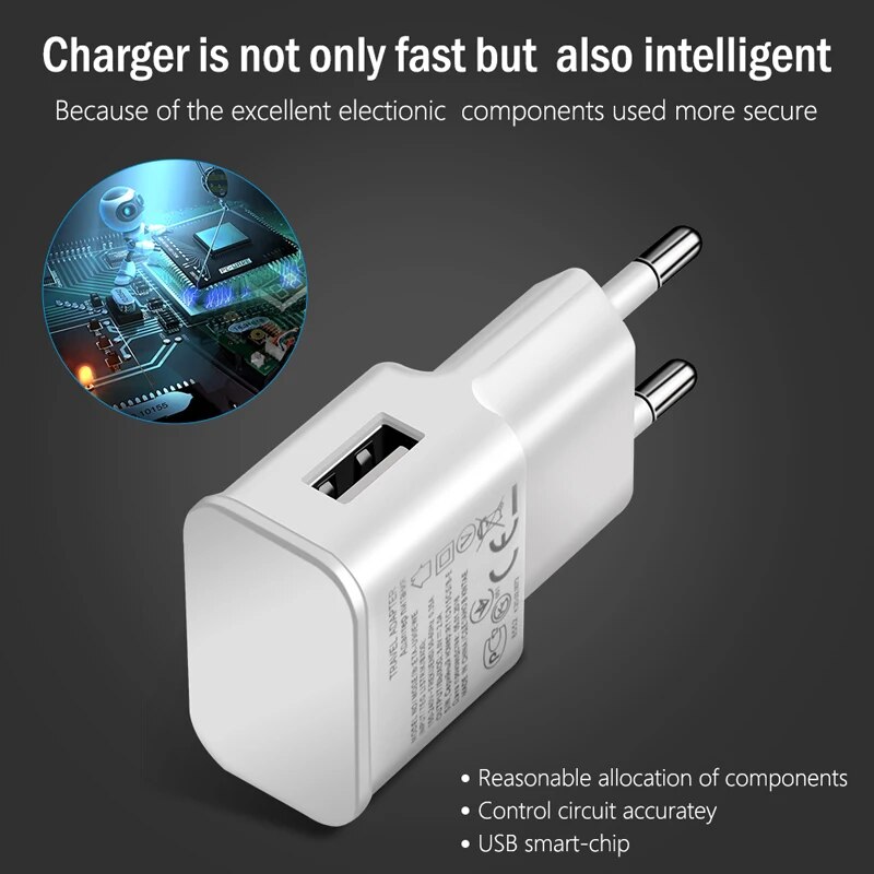【YIYANGMAOYI111】5V 2A Long Micro Charge Cable For Samsung Galaxy Grand Prime J5 J2 Pro A6 A7 J4 J6 A01 Phone Charger Wall USB Adapter. 