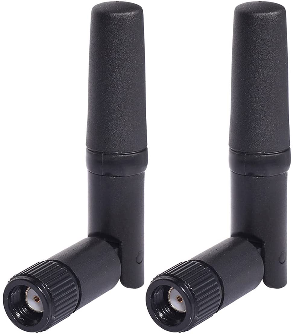 Eightwood Wifi Antenna Dual Band 2.4ghz 5ghz Rp-Sma For Pc Desk Computer Wifi Router Wireless Back Up Camera 2pcs. 