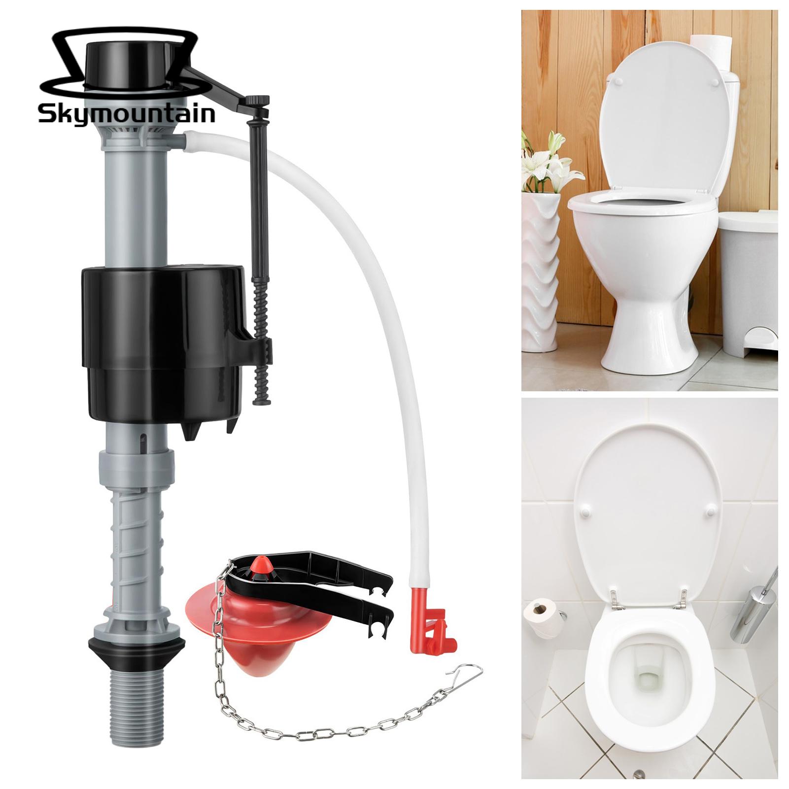 High-quality Replacement Flapper with Stainless Steel Chain Easy Install Toilet Fill Valve Flapper Replacement Kit Leak-free Adjustable Flush Volume Southeast Asian Buyers' Choice Toilet Water. 