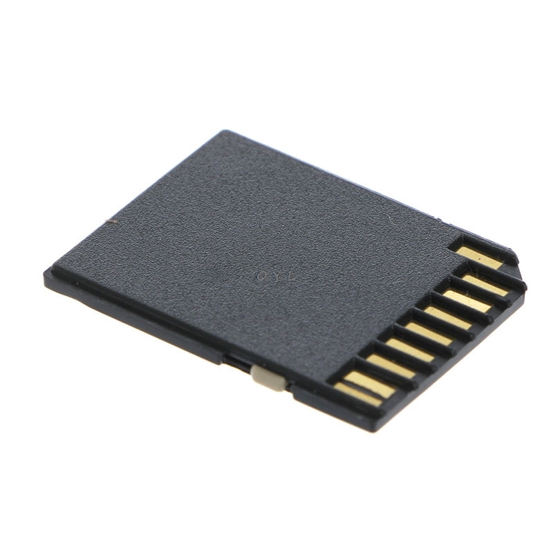 10Pcs Micro SD TransFlash TF To SD SDHC Memory Card Adapter Converter Black. 